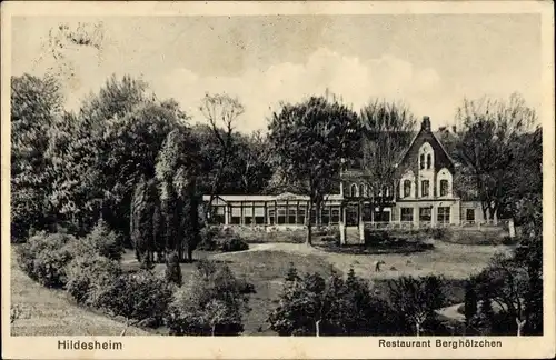 Ak Hildesheim in Niedersachsen, Restaurant Berghölzchen