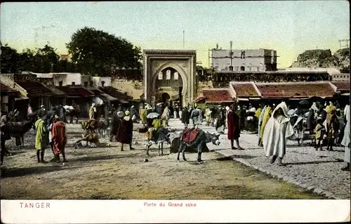 Ak Tanger Marokko, Porte du Grand soko