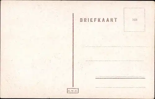 Ak Arnhem Gelderland Niederlande, Karel v. d. Heijden, Denkmal