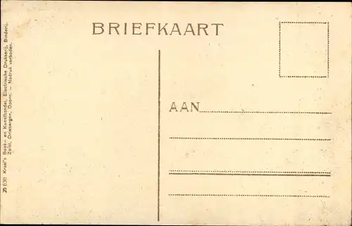 Ak Zeist Utrecht Niederlande, 't Rond met Post en Telegraafenkantoor