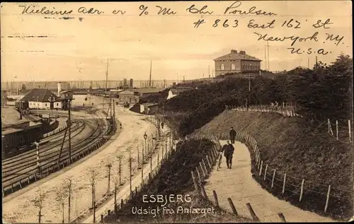 Ak Esbjerg Dänemark, Udsigt fra Anlaeget