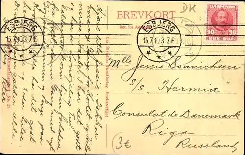 Ak Esbjerg Dänemark, Udsigt fra Anlaeget