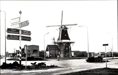 Ak Winschoten Groningen Niederlande, Molen Berg