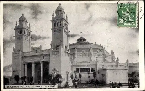 Ak Gand Gent Ostflandern, Exposition 1913, Palais du Congo