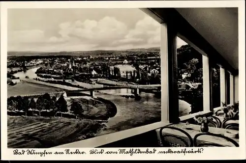 Ak Bad Wimpfen am Neckar, Blick vom Mathildenbad