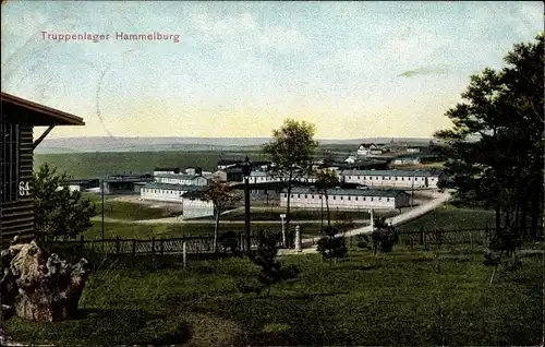 Ak Hammelburg in Unterfranken Bayern, Truppenlager