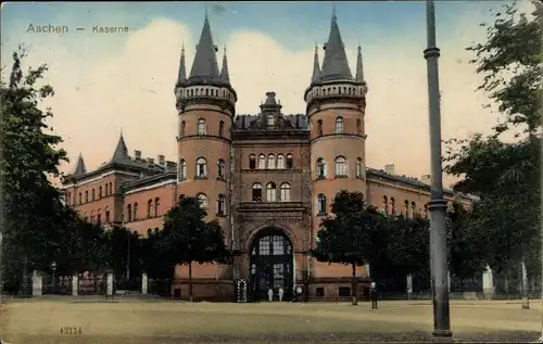 Ak Aachen in Nordrhein Westfalen, Kaserne, Außenansicht