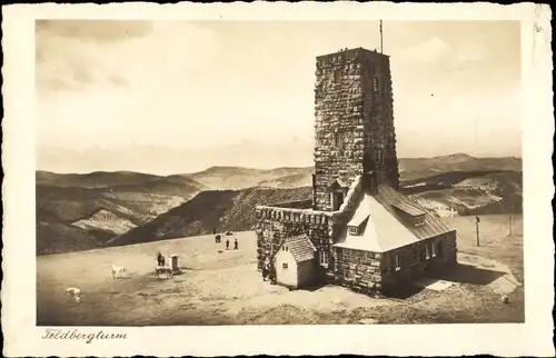 Ak Feldberg im Schwarzwald, Feldbergturm