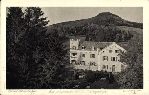 Ak Königswinter am Rhein, Hotel-Pension Margarethenhof, Außenansicht