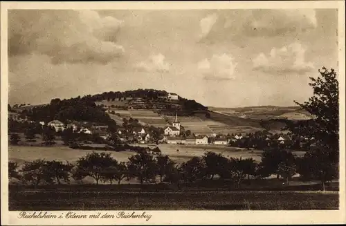 Ak Reichelsheim im Odenwald, Gesamtansicht, Reichenberg