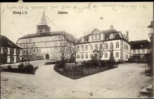 Ak Bad König im Odenwald Hessen, Schloss, Außenansicht