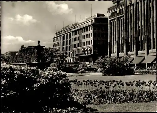 Ak Düsseldorf am Rhein, Am Corneliusplatz