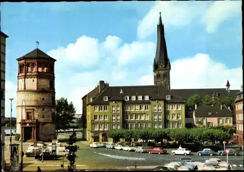 Ak Düsseldorf am Rhein, Burgplatz