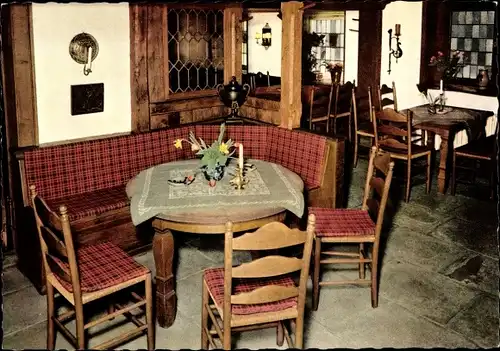 Ak Cappenberg Selm im Münsterland Westfalen, Kreutzkamp Hotelrestaurant-Cafe, Innenansicht