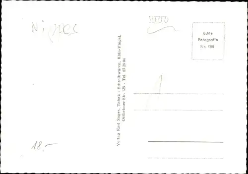 Ak Nippes Köln am Rhein, Hochhaus