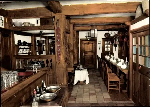 Ak Obersee Einruhr Simmerath in der Eifel, La Ferme Rotisserie-Restaurant, Am Römerweg 30