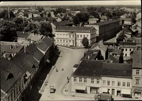 Ak Luckenwalde in Brandenburg, Blick vom Marktturm auf den Platz der Jugend
