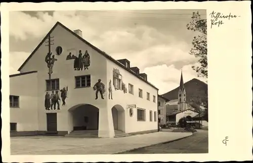 Ak Schliersee in Oberbayern, Postgebäude