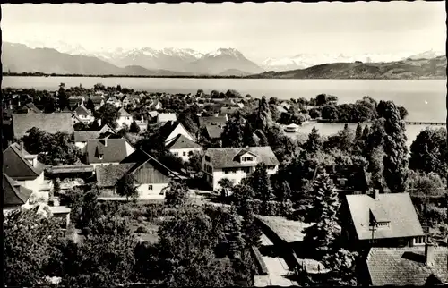 Ak Nonnenhorn am Bodensee, Panorama, Berge