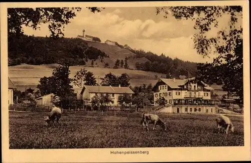 Ak Hohenpeißenberg Peißenberg Oberbayern, Ortsansicht, Bauernhof