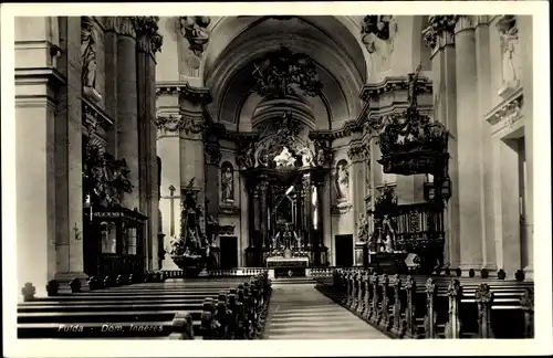 Ak Fulda in Hessen, Dom, Inneres, Altar