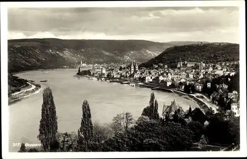 Ak Boppard am Rhein, Panorama