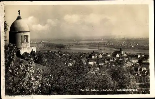 Ak Kötzschenbroda Radebeul in Sachsen, Jakobstein, Panorama