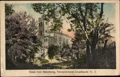 Ak Dresden Cossebaude, Osterberg