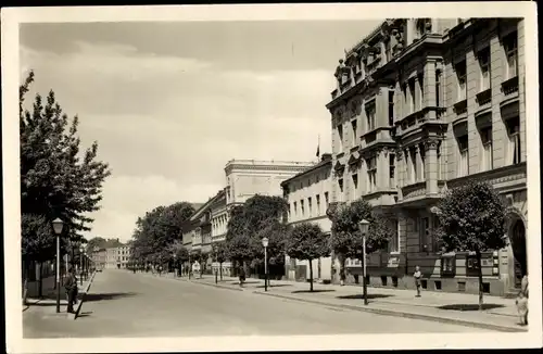 Ak Guben in der Niederlausitz, Wilhelm Pieck Straße