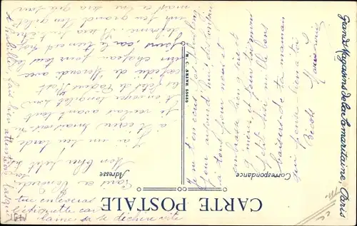 Künstler Ak Mallet, Beatrice, Mädchen im Schlafanzug, Kerze, Maus