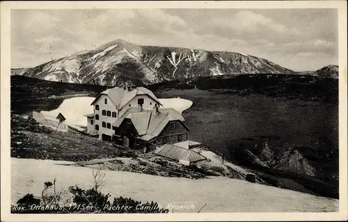 Ak Bergmassiv Rax Niederösterreich, Ottohaus