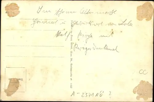 Ak Altenmarkt an der Triesting Niederösterreich, Hauptplatz, Kirche