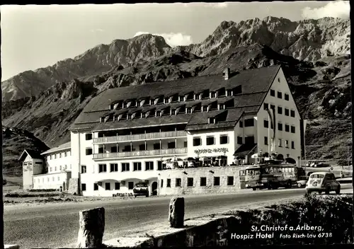 Ak St Christoph am Arlberg Tirol, Hospiz Hotel