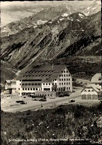 Ak St Christoph am Arlberg Tirol, Hospiz Hotel