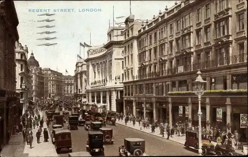 Ak London City England, Regent Street