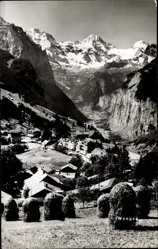 Ak Wengen Kanton Bern, Gesamtansicht