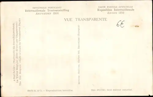 Ak Anvers Antwerpen Flandern, Exposition Internationale 1930, Stadtansicht