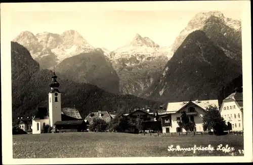 Ak Lofer in Salzburg, Teilansicht, Kirche