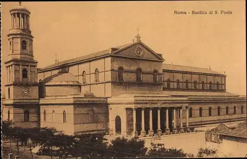 Ak Roma Rom Lazio, Basilica di S. Paolo