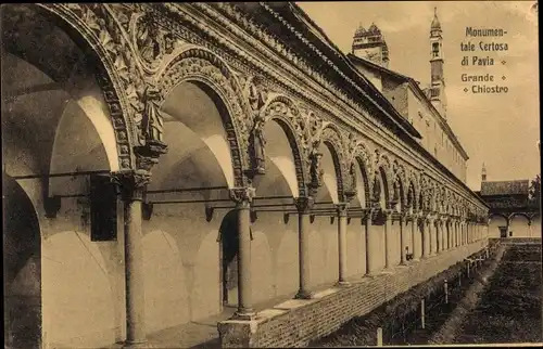 Ak Certosa di Pavia Lombardia, Kloster