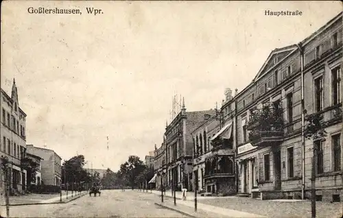 Ak Jabłonowo Pomorskie Goßlershausen Westpreußen, Hauptstraße