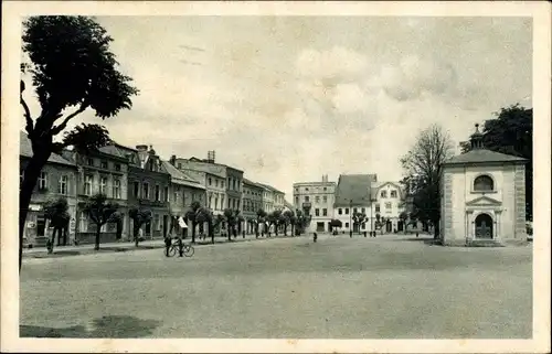 Ak Hlučín Hultschin Mährisch Schlesien, Namesti, Platz