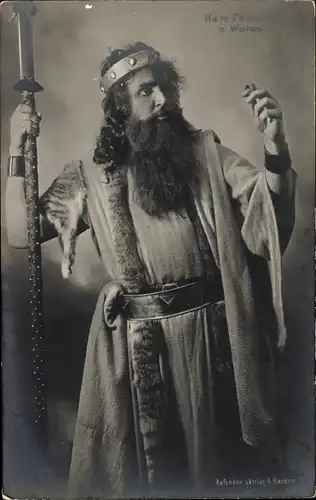 Ak Opernsänger Fritz Feinhals als Wotan