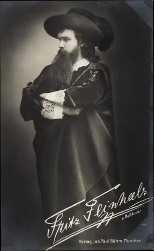 Ak Opernsänger Fritz Feinhals als Holländer