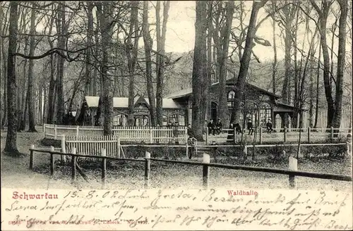 Ak Bad Schwartau in Ostholstein, Waldhalle