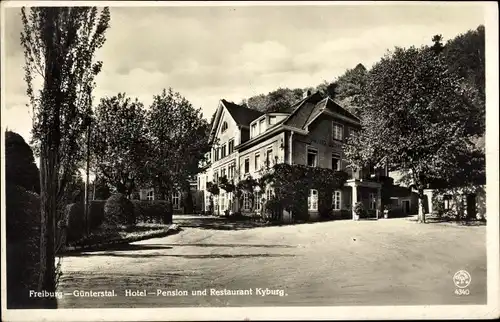 Ak Freiburg im Breisgau, Pension und Restaurant Kyburg