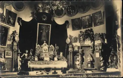 Foto Ak Meersburg am Bodensee, Inneres der Kapelle im alten Schloss