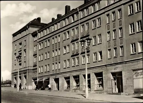 Ak Plauen im Vogtland, Bahnhofstraße, Wohnblock