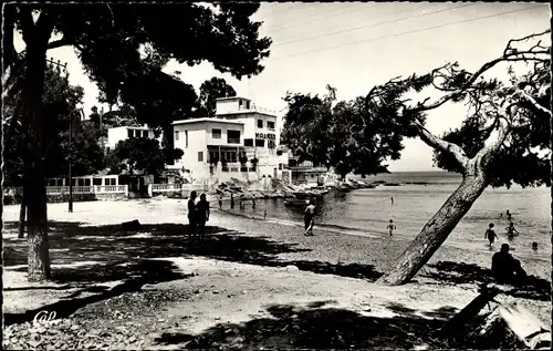 Ak Bone Algerien, La Corniche, Plage de Chapuis
