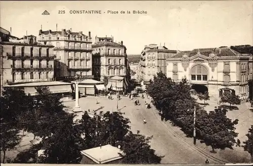 Ak Constantine Algerien, Place de la Breche